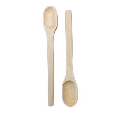A set of wooden spoons