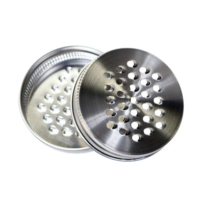 set of two mason jar grater lids