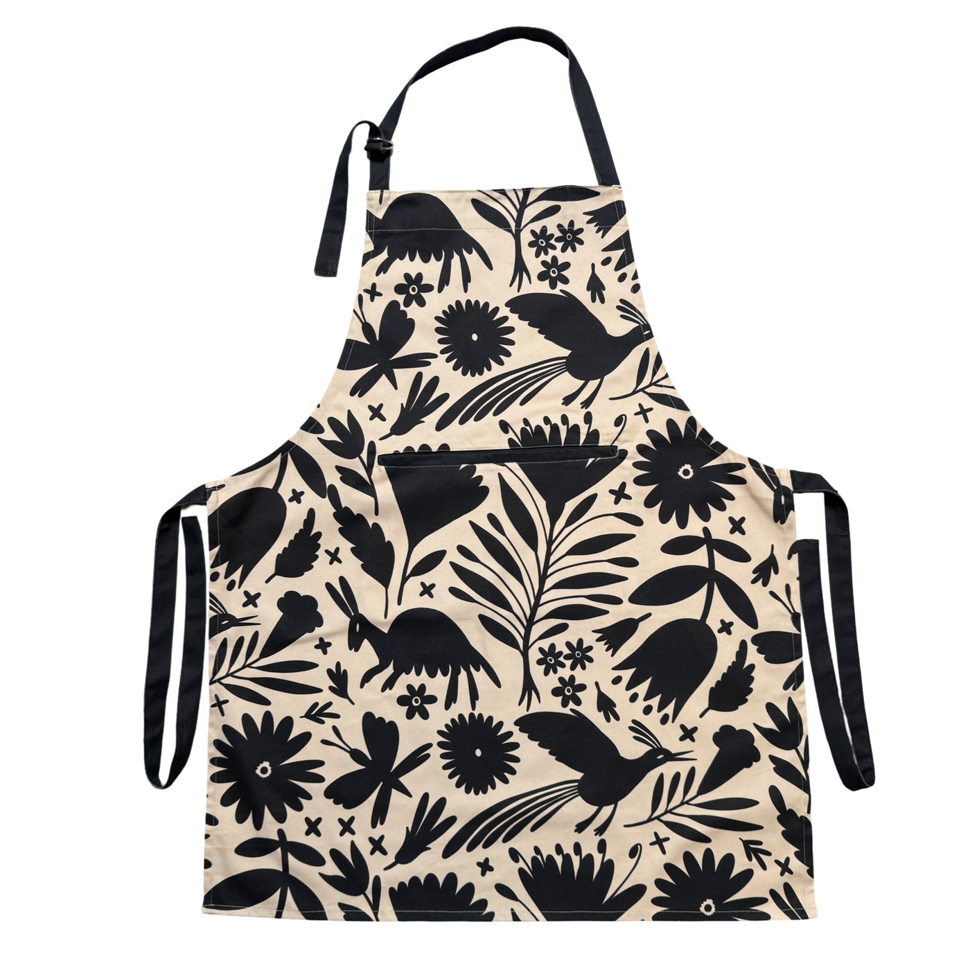 Black Otomi Apron