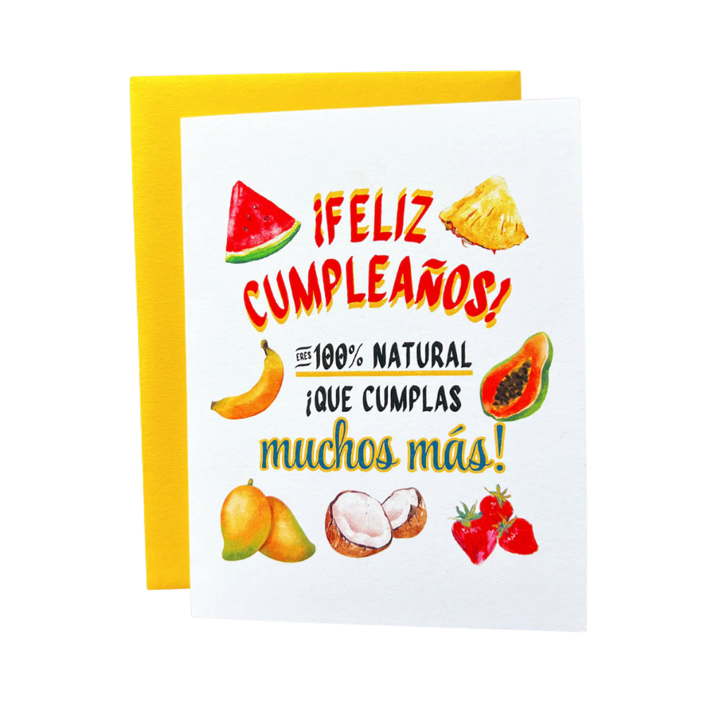 Feliz Cumpleaños Fruteria Birthday Card | Casa y Cocina