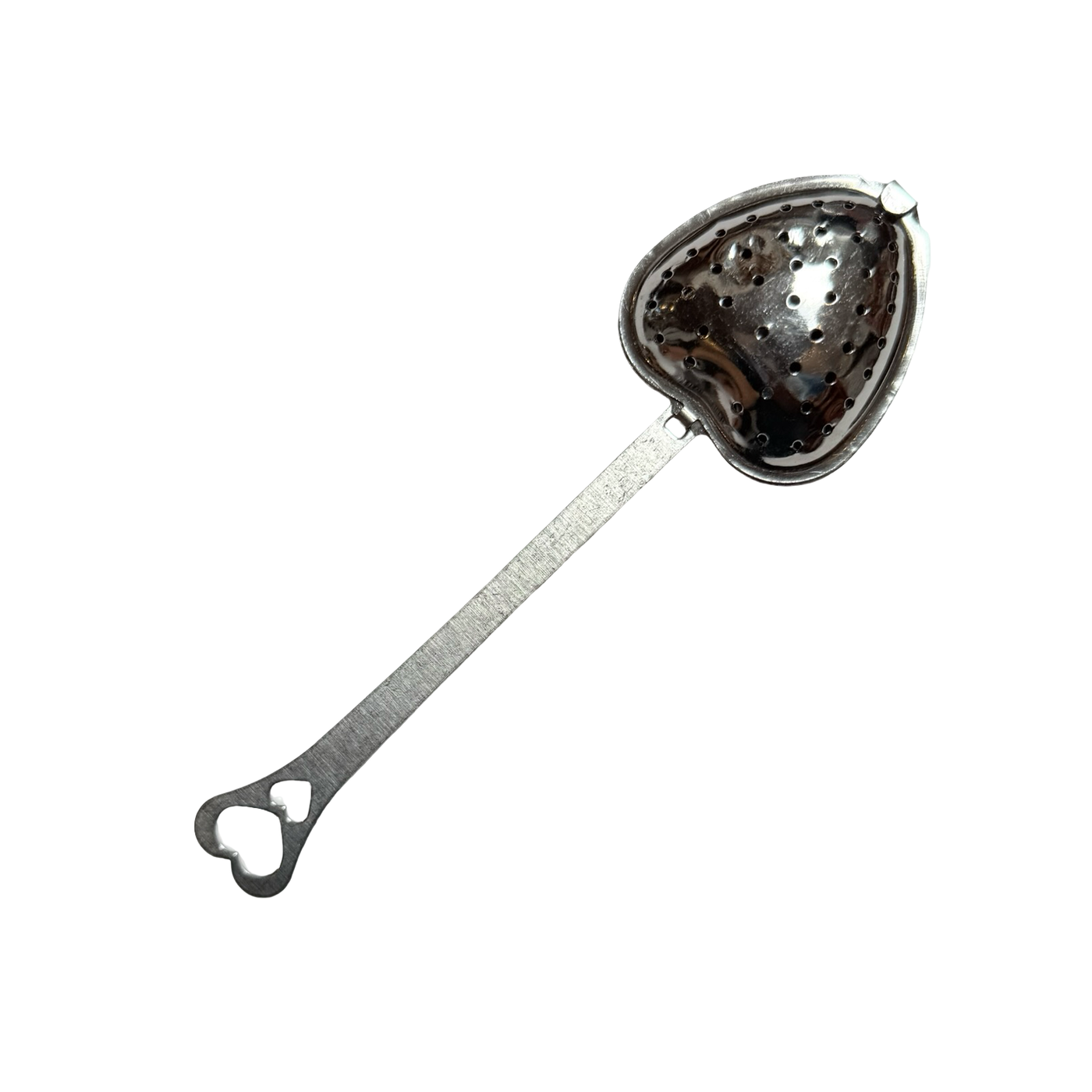 Heart-shaped metal tea infuser