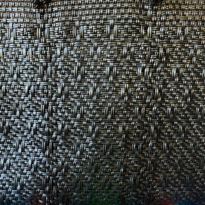 Black Oaxacan Woven Bag texture