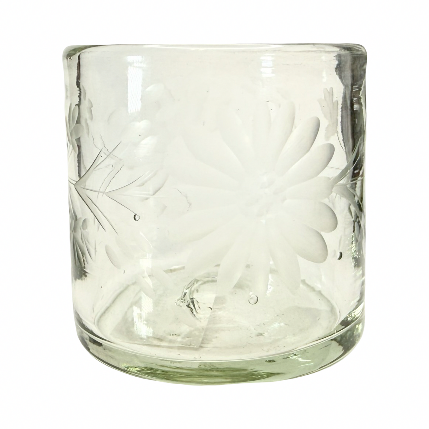 Mexican Hand-Etched Sipper Glass – Casa y Cocina