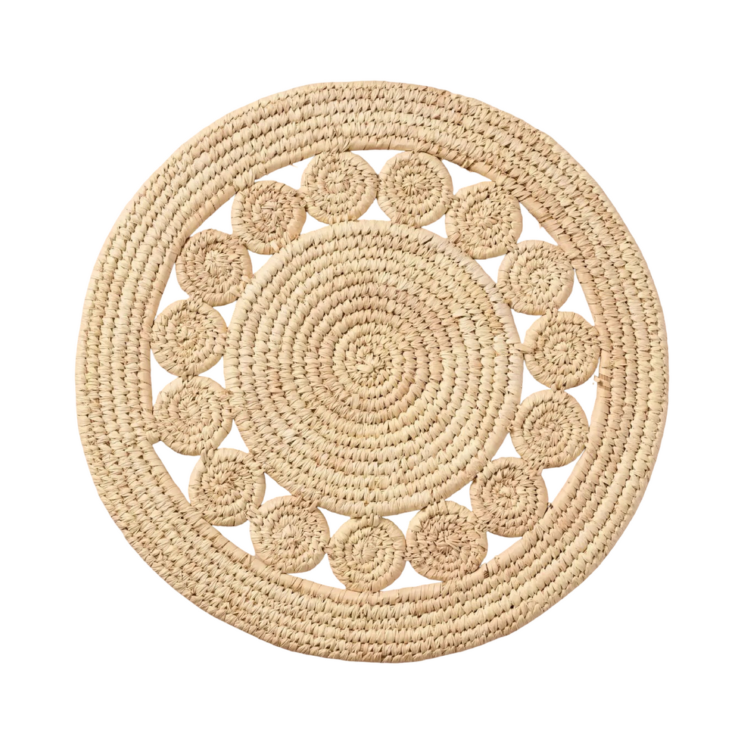 Pleta Woven Date Palm Leaf Charger