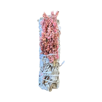 Red Celosia Wool Flower Sage bundle
