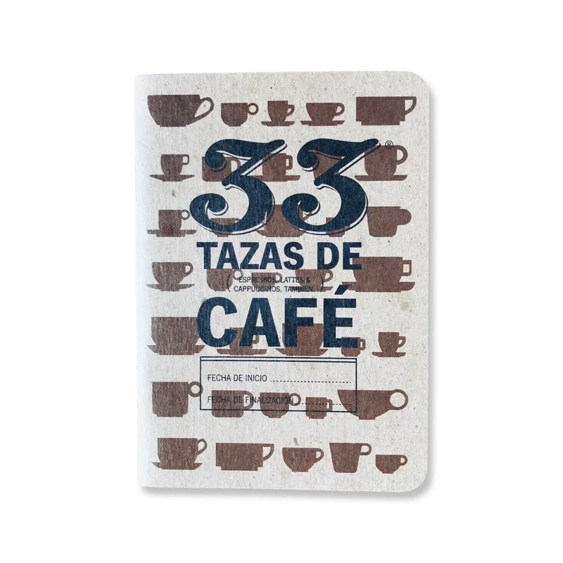Cafes Tasting Pocket Journal front cover