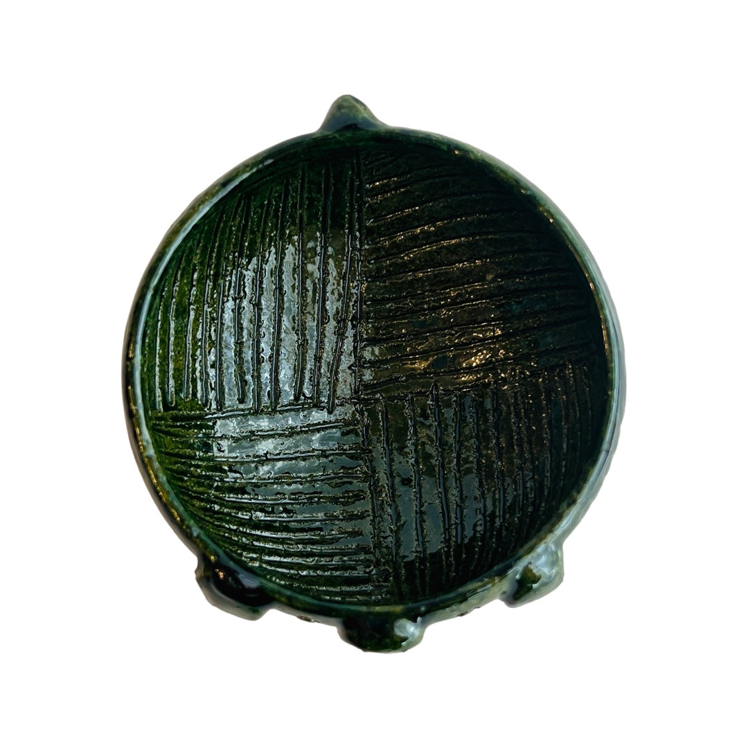 Puerquito Bowl green top view