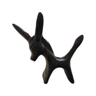 Cast Iron Donkey side view
