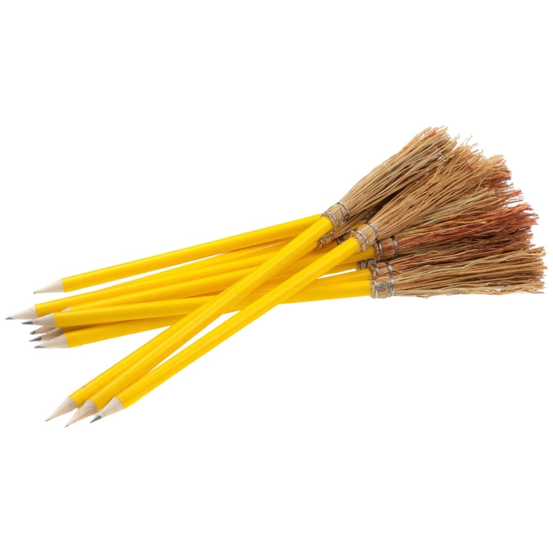 Artisanal Broom Pencil - Yellow