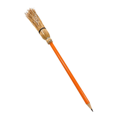 Artisanal Broom Pencil - Orange
