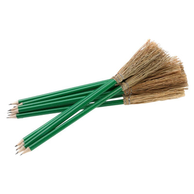 Artisanal Broom Pencil - Green