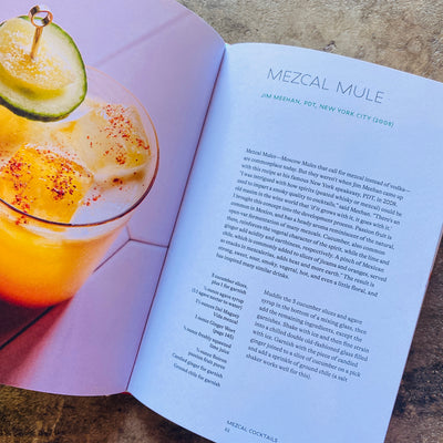 Mezcal & Tequila Cocktails - Mixed Drinks For the Golden Age of Agave cookbook interior page