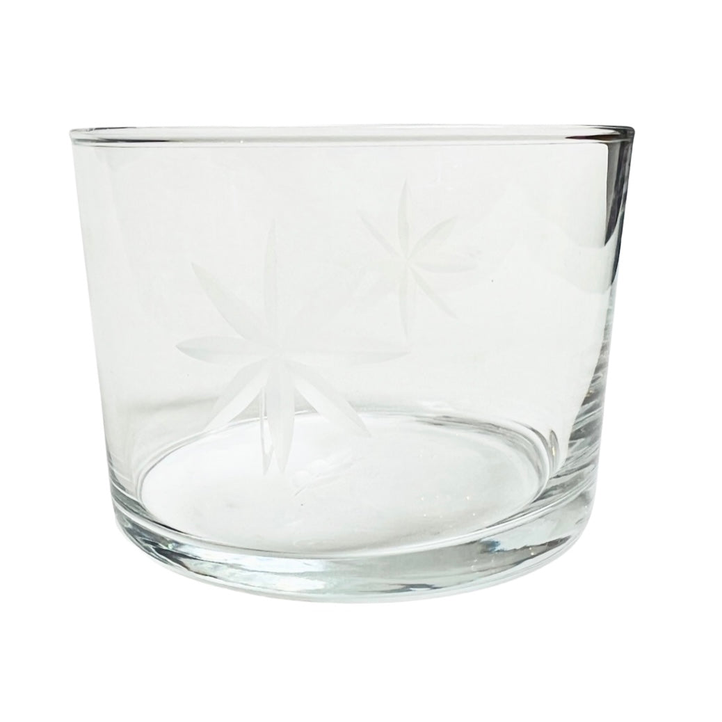 Etched Glass Juice Glass